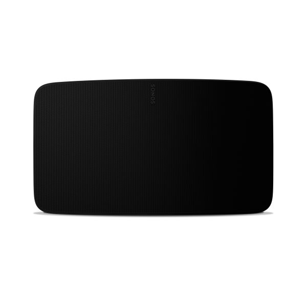 Sonos Five Kablosuz WiFi Hoparlör Siyah Ön Görünüş